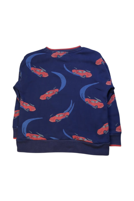 A Navy Crewneck Sweatshirts from Boden in size 5T for boy. (Back View)