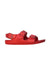 A Red Sandals from Birkenstock in size 5T for neutral. (Front View)