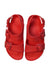 A Red Sandals from Birkenstock in size 5T for neutral. (Back View)