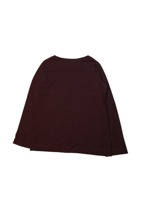 A Brown Long Sleeve T Shirts from Jacadi in size 4T for neutral. (Back View)