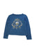 A Blue Long Sleeve Tops from Cyrillus in size 4T for neutral. (Front View)