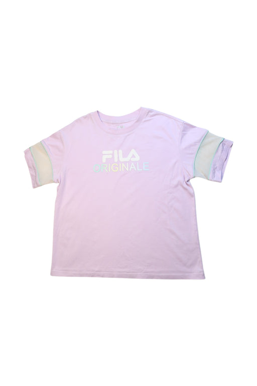 A Purple Short Sleeve T Shirts from Fila in size 12Y for neutral. (Front View)