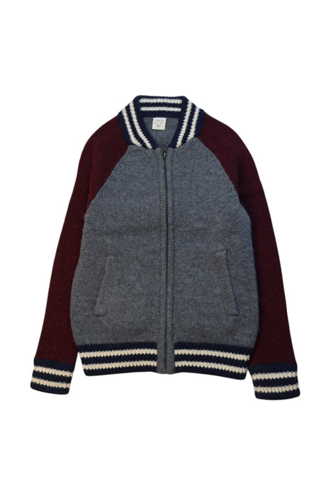 A Grey Lightweight Jackets from Crewcuts in size 4T for neutral. (Front View)