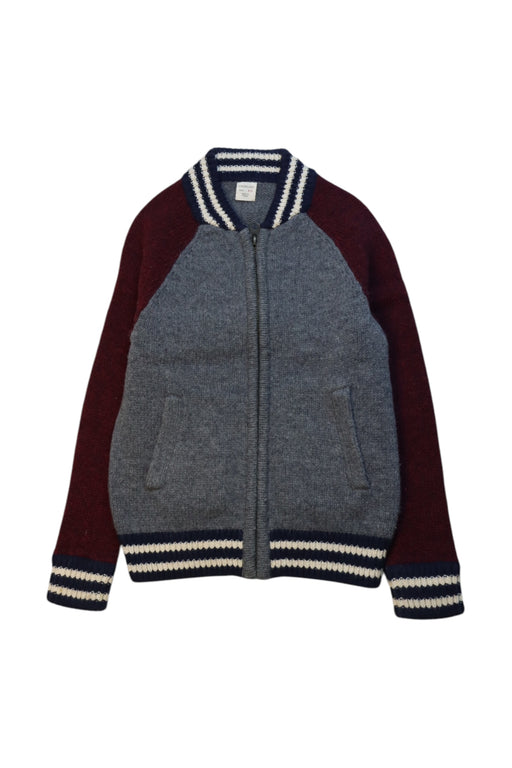 A Grey Lightweight Jackets from Crewcuts in size 4T for neutral. (Front View)