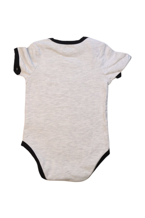 A Grey Short Sleeve Bodysuits from Karl Lagerfeld in size 6-12M for neutral. (Back View)