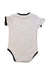 A Grey Short Sleeve Bodysuits from Karl Lagerfeld in size 6-12M for neutral. (Back View)