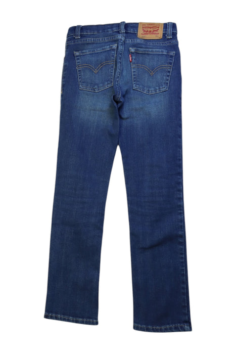 A Blue Jeans from Levi's in size 7Y for boy. (Back View)