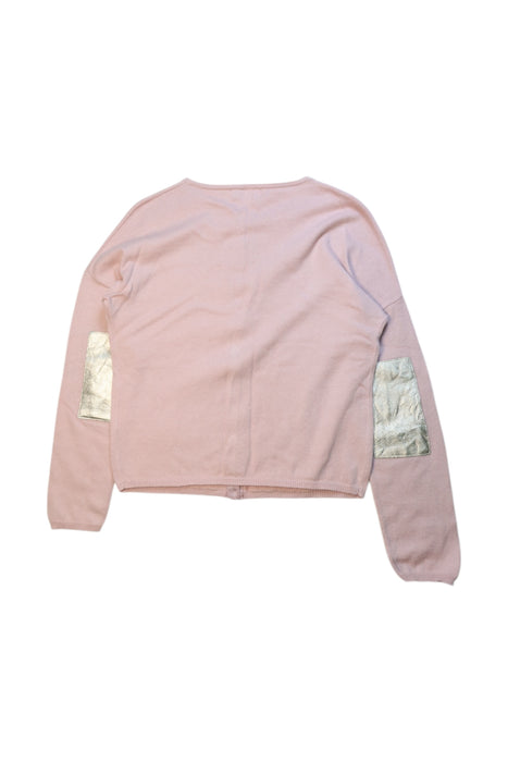 A Pink Cardigans from Excuse My French in size 8Y for girl. (Back View)