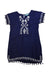 A Navy Short Sleeve Dresses from Melissa Odabash in size 8Y for girl. (Front View)