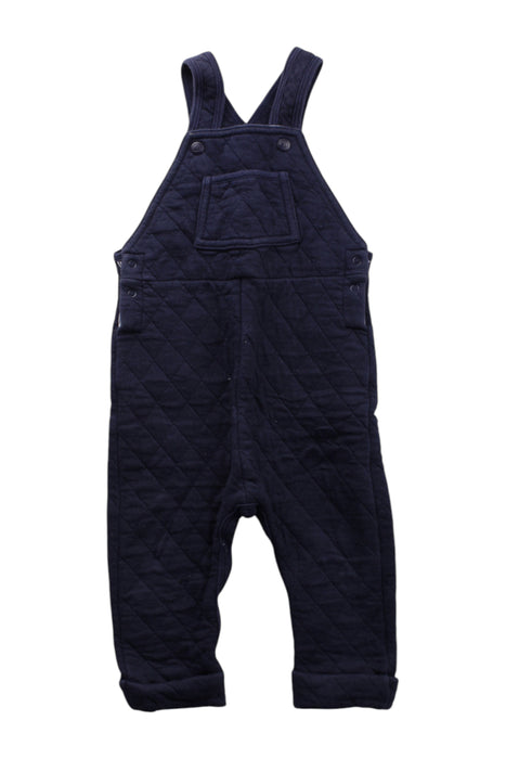 A Navy Long Overalls from Petit Bateau in size 6-12M for neutral. (Front View)
