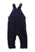 A Navy Long Overalls from Petit Bateau in size 6-12M for neutral. (Front View)