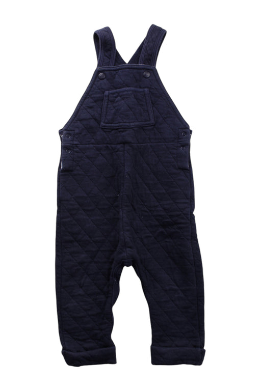 A Navy Long Overalls from Petit Bateau in size 6-12M for neutral. (Front View)