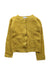A Yellow Cardigans from Jacadi in size 3T for girl. (Front View)