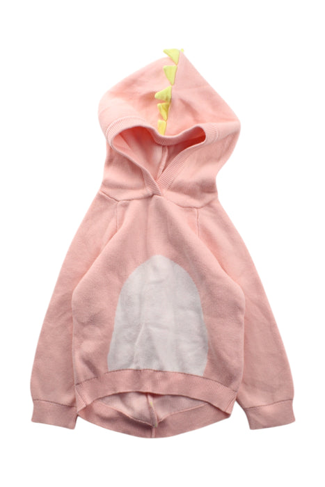 A Pink Hooded Sweatshirts from CIGOGNE Bébé in size 12-18M for neutral. (Front View)