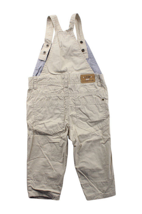 A Beige Long Overalls from La Compagnie des Petits in size 12-18M for neutral. (Back View)