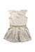 A Ivory Sleeveless Rompers from Petit Bateau in size 4T for girl. (Front View)