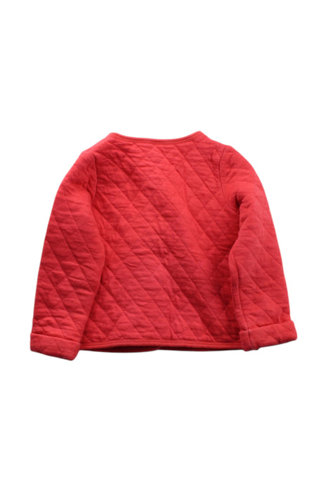 A Red Puffer/Quilted Coats & Outerwear from Petit Bateau in size 3T for girl. (Back View)