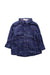 A Navy Long Sleeve Shirts from Cadet Rousselle in size 12-18M for boy. (Front View)