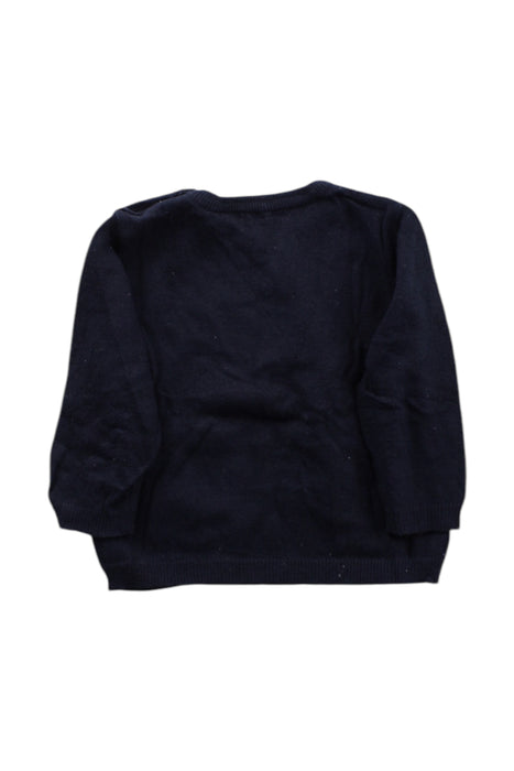 A Navy Knit Sweaters from Bout'Chou in size 2T for neutral. (Back View)