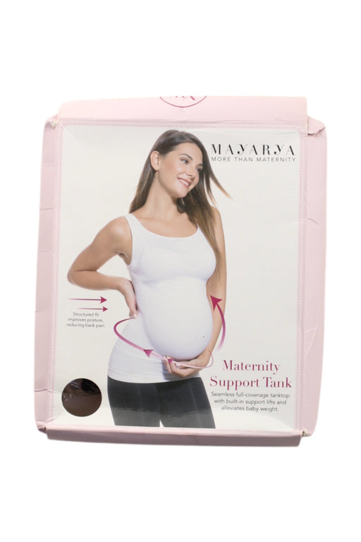 A Black Maternity Support from Mayarya in size Maternity-S for maternity. (Front View)