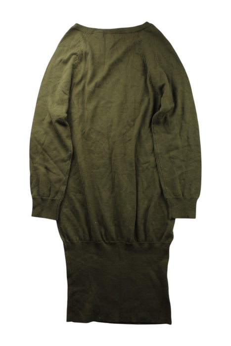 A Green Sweater Dresses from Mayarya in size Maternity-S for maternity. (Back View)