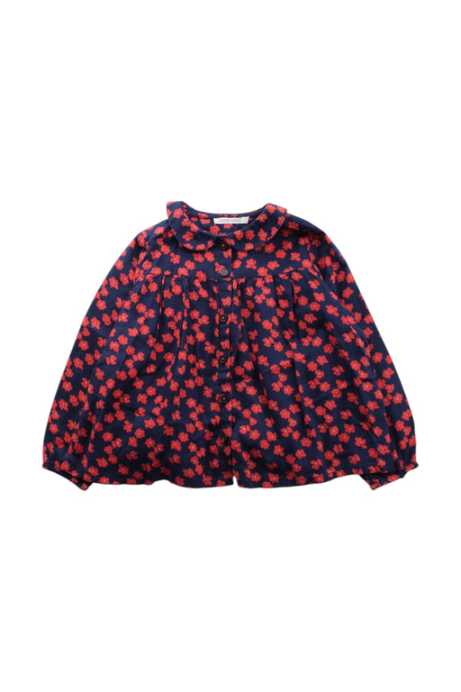 A Navy Capes & Ponchos from Monoprix in size 4T for girl. (Front View)
