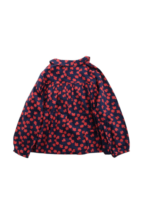 A Navy Capes & Ponchos from Monoprix in size 4T for girl. (Back View)