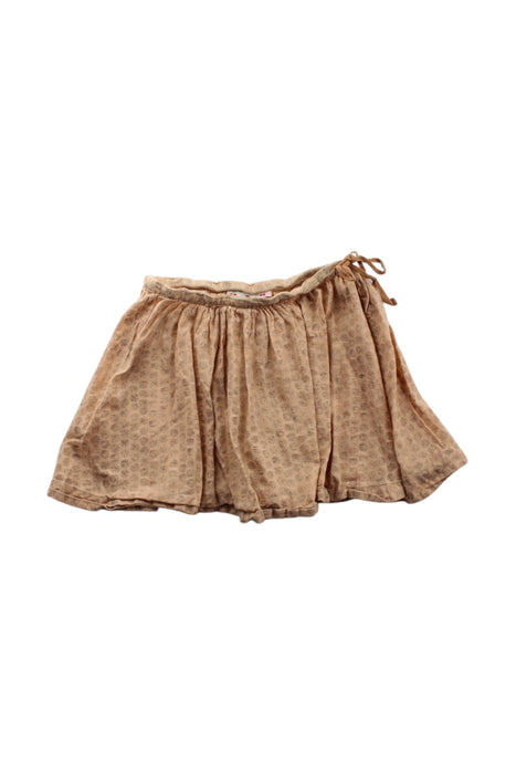 A Beige Short Skirts from Bonpoint in size 6T for girl. (Front View)