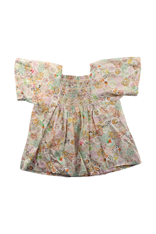 A Multicolour Short Sleeve Dresses from Bonpoint in size 6T for girl. (Front View)