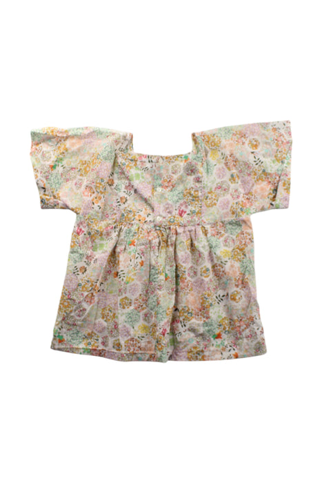 A Multicolour Short Sleeve Dresses from Bonpoint in size 6T for girl. (Back View)