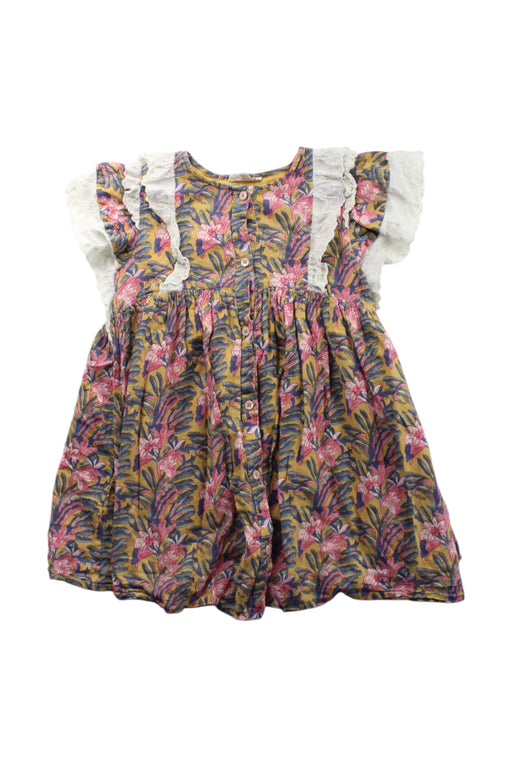 A Multicolour Short Sleeve Dresses from Louise Misha in size 6T for girl. (Front View)