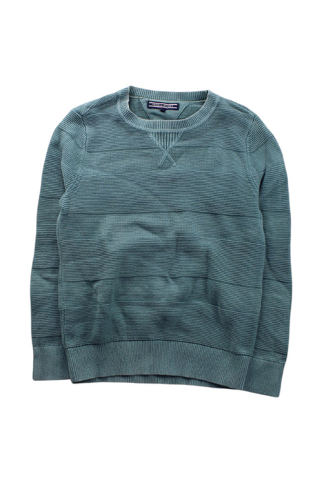 A Green Sweatshirts from Tommy Hilfiger in size 4T for neutral. (Front View)