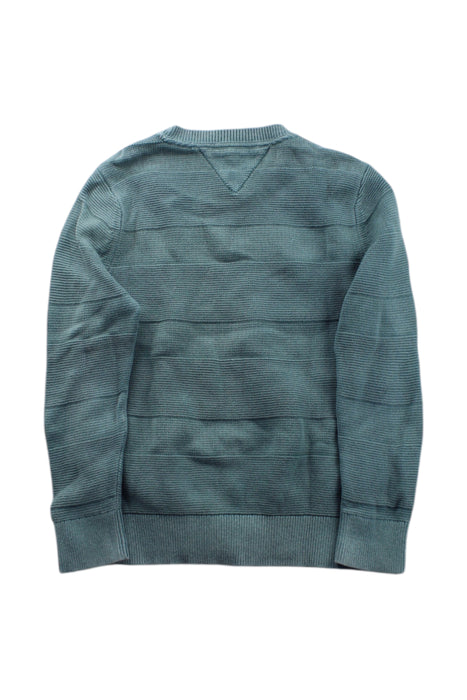 A Green Sweatshirts from Tommy Hilfiger in size 4T for neutral. (Back View)