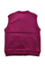 A Burgundy Outerwear Vests from La Compagnie des Petits in size 6T for girl. (Back View)