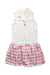 A White Sleeveless Dresses from Nicholas & Bears in size 6T for girl. (Front View)