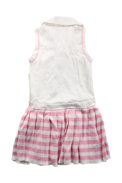 A White Sleeveless Dresses from Nicholas & Bears in size 6T for girl. (Back View)