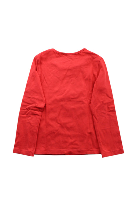 A Red Long Sleeve T Shirts from Paul Smith in size 4T for neutral. (Back View)