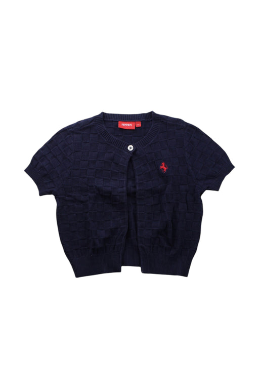 A Navy Cardigans from Ferrari in size 6T for girl. (Front View)
