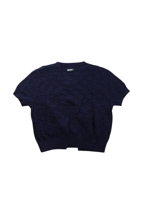 A Navy Cardigans from Ferrari in size 6T for girl. (Back View)