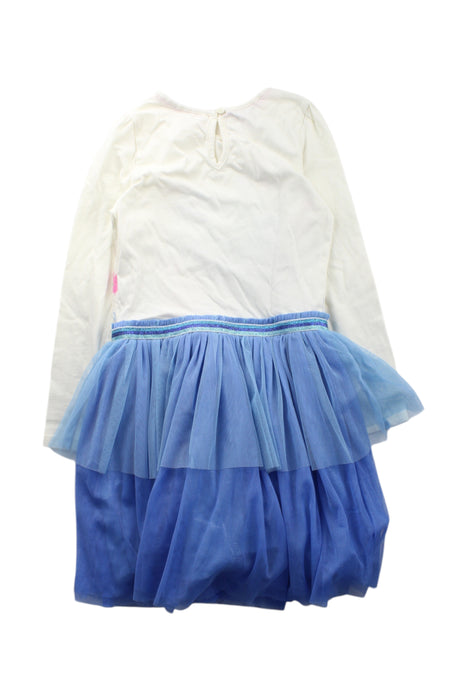 A Multicolour Long Sleeve Dresses from Monsoon in size 7Y for girl. (Back View)