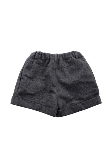 A Grey Shorts from Jacadi in size 6T for neutral. (Back View)