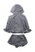 A Navy Rain Jackets from Nicholas & Bears in size 8Y for girl. (Back View)