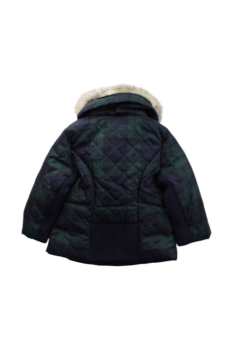 A Green Puffer/Quilted Coats & Outerwear from Nicholas & Bears in size 2T for girl. (Back View)