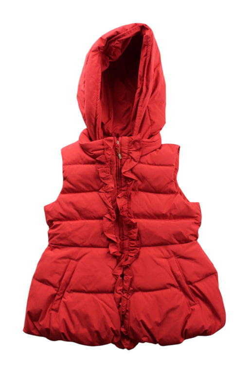 A Red Puffer/Quilted Coats & Outerwear from Nicholas & Bears in size 6T for girl. (Front View)