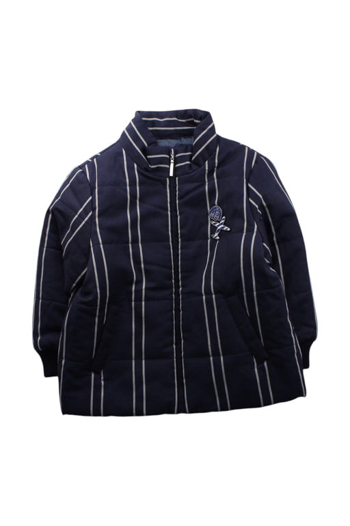 A Navy Puffer/Quilted Jackets from Nicholas & Bears in size 4T for neutral. (Front View)