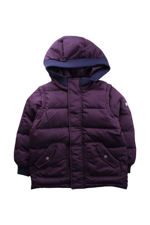 A Purple Puffer/Quilted Coats & Outerwear from Nicholas & Bears in size 6T for neutral. (Front View)