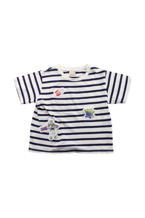 A Navy Short Sleeve T Shirts from Petit Main in size 18-24M for neutral. (Front View)