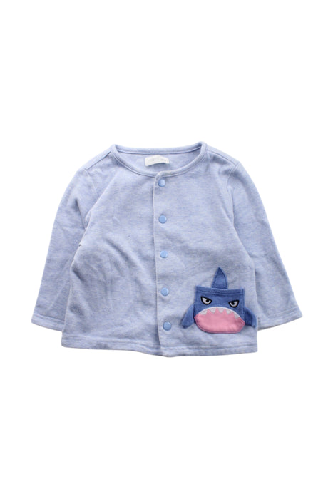 A Blue Cardigans from Mides in size 12-18M for neutral. (Front View)