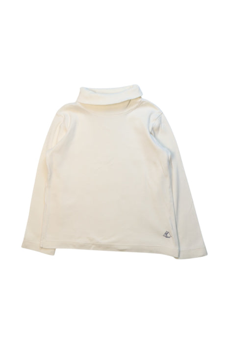 A White Long Sleeve Tops from Petit Bateau in size 3T for neutral. (Front View)