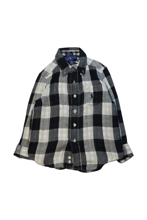 A Black Long Sleeve Shirts from Polo Ralph Lauren in size 2T for boy. (Front View)